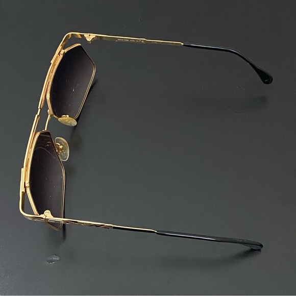 Rare Vintage CAZAL 966 302 Black & Gold Metal Frame UV Protection Sunglasses - Picture 8 of 16